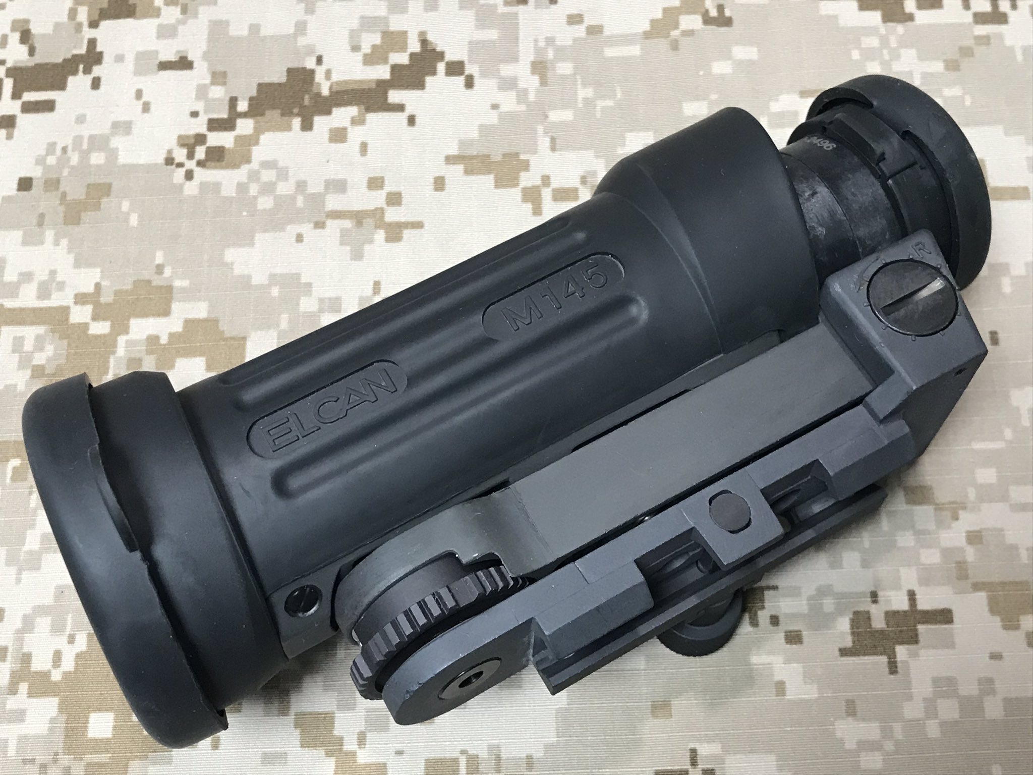 BLACKLINE в X: „実物 elcan M145 オプティカルサイトです。米軍
