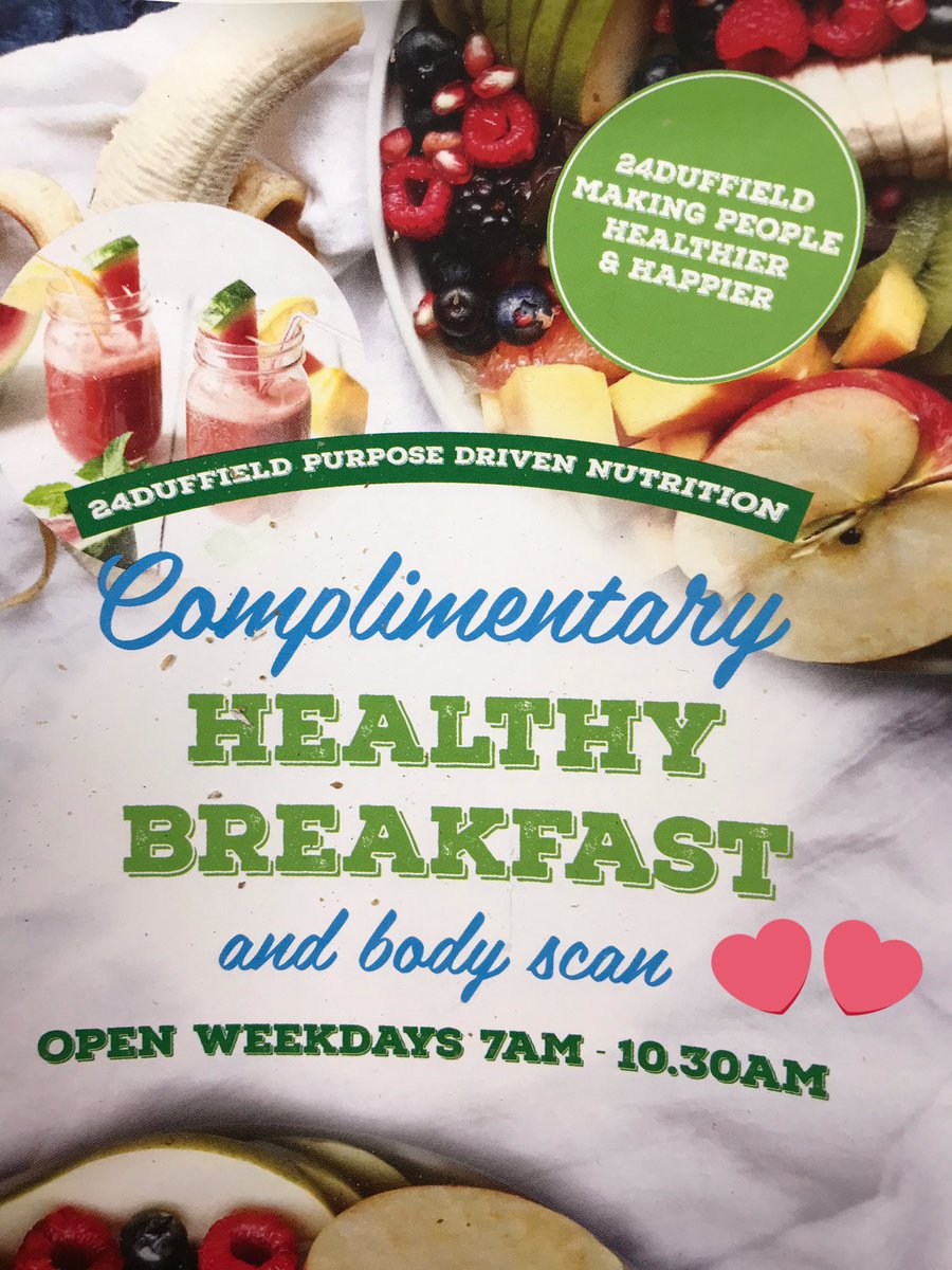 💚💪🏻 24 Duffield free breakfast 💪🏻💚When you pop in for your complimentary body scan 🙌🏻
.
.
.
.
.
.
.
#complimentary #24duffield #freebie #duffield #derbyshire #derby #healthy #happy #comeandseeus #hey #shake #tea #aloe