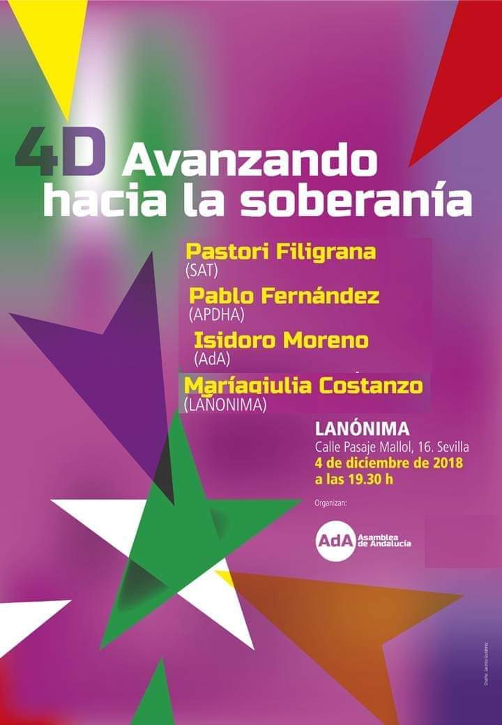 SAT_nacional's tweet photo. Las andaluzas y andaluces no necesitamos que nadie se compadezca de nosotros. El SOC puso en jaque a las estructuras franquistas y los consensos de la Transición y la democracia, de lucha entendemos. Las que nunca nos fuimos de las calles tenemos 2 citas importantes esta semana: https://t.co/43r0mQyajh