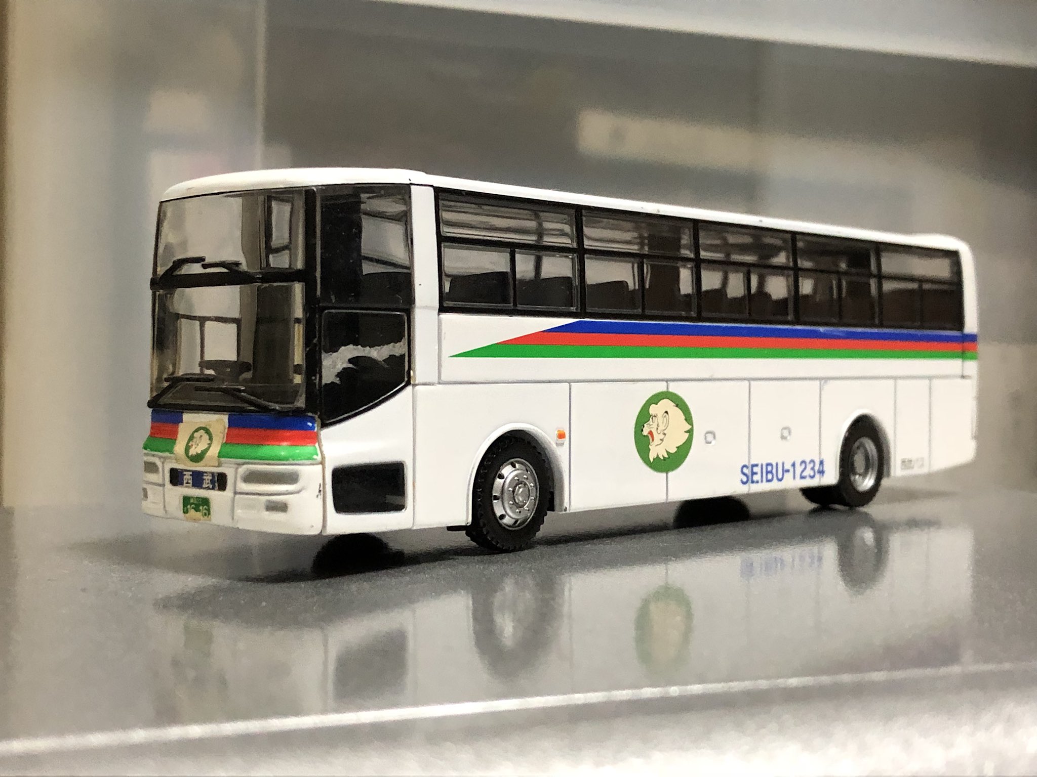 エムテック 1/76 日産ディーゼル スペースウィング 西武バス モデルミニカー エムテック 1/76 日産ディーゼル スペースウィング 西武バス