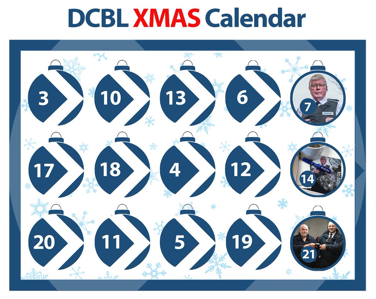 We will be giving away a prize each weekday on the run up to our final business day of the year the 21st December.
Please like and RT this post and write a comment once you're done.
Today's winner will be announced at 4pm.
For more details head to our FB page @DCBLUK
#dcblxmas