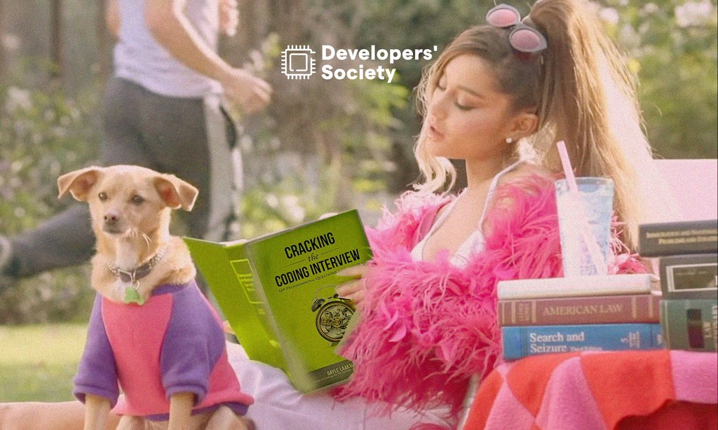 develophorg's tweet image. we love an educated queen #crackingthecodinginterview