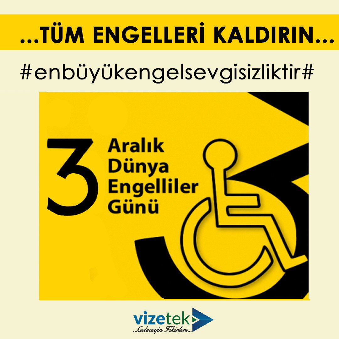 #3AralıkDünyaEngellilerGünü
