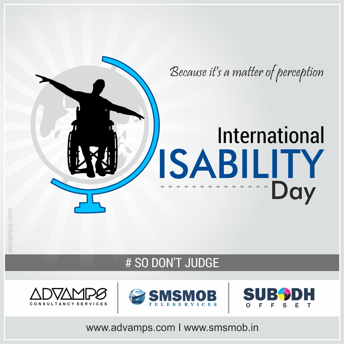 ADVAMPS's tweet photo. People should be valued by their work and effort not by their physical disabilities.
#advamps #disabilityDay https://t.co/RcY23UFfNJ