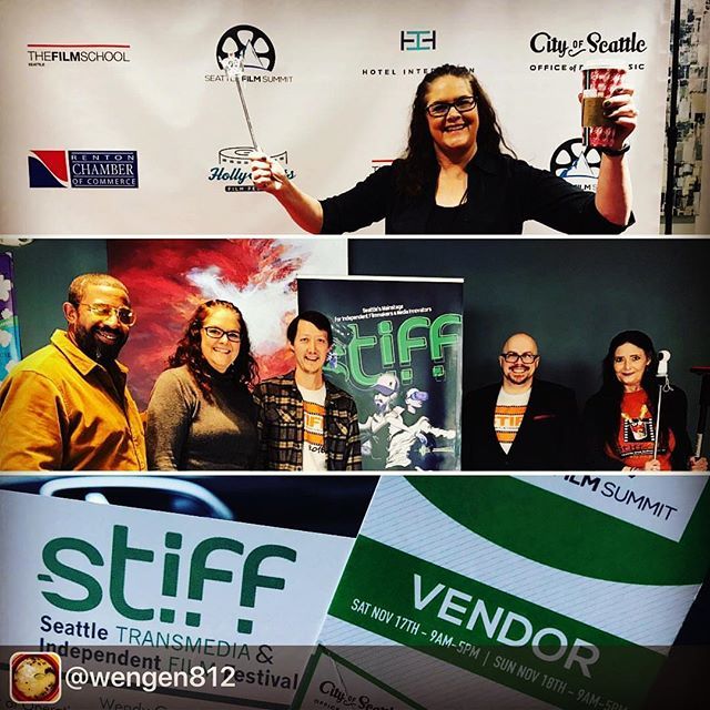 STIFFestival's tweet photo. Repost @wengen812 Fun weekend w fellow filmmakers, creatives at #SFS2018 | @stiffestival #seattle #film #indiefilm #seattle #interurban #digitalarts #filmmaking #filmfest #diy #emergingmedia #art
#stiff2019 https://t.co/3EfkJmJzJ1
