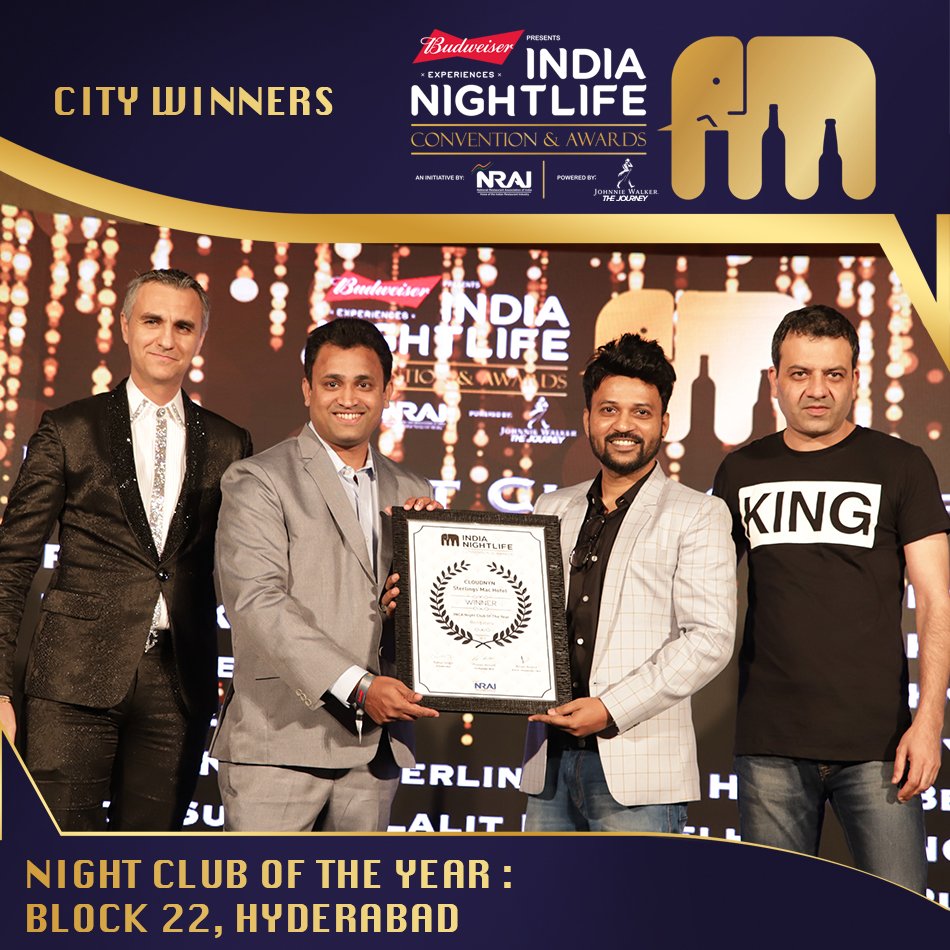 INCAwardsdotin's tweet photo. “Night Club Of The Year” at #INCA2018. https://t.co/CiLGGn4M2F