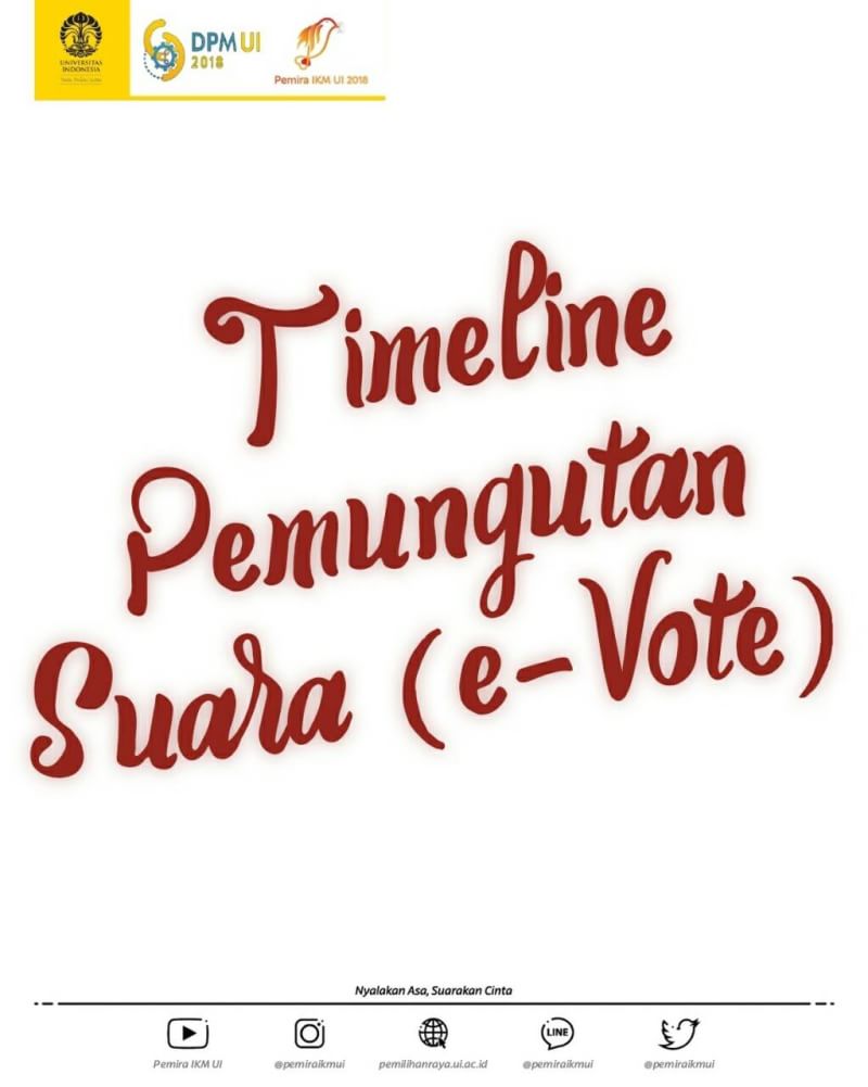 Pemira IKM UI 2018 tweet media