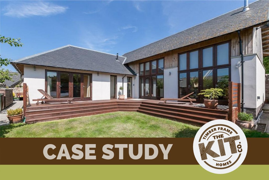 kitcoscotland's tweet photo. @kitcoscotland loves challenges. Like making #timberframes for this two-storey self-build project! 
More about this case study on our website: https://t.co/Yf7NVaW8eL #siteupdate #selfbuild #imbeframing https://t.co/OMJmqvLb6E