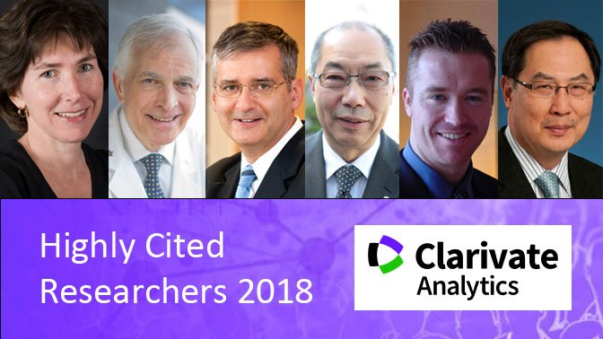 bradwouters's tweet photo. Six @UHN scientists are named #HighlyCitedResearchers 2018 by @clarivate @webofscience—with multiple papers that rank in the top 1% by citations. Congratulations to the #HighlyCited2018!
>> https://t.co/bf8B7eckP5 https://t.co/BQCvfokXFE