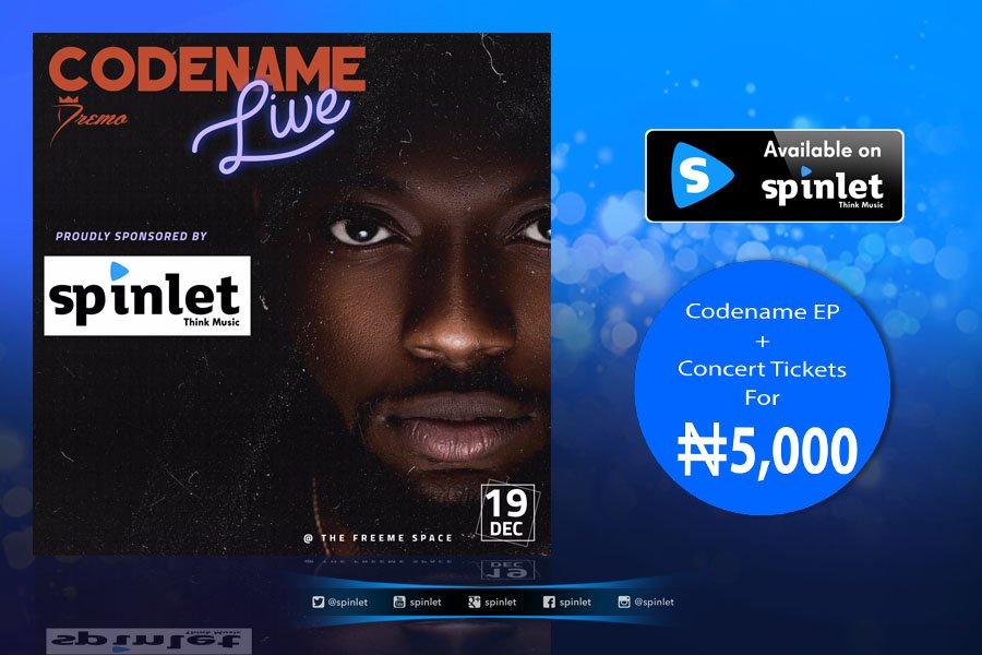 spinlet's tweet image. We are counting down to @Dremodrizzy's #CodenameLive on December 19th. 

Have you gotten your tickets yet? 

Its going to be LIT! 

Get your tickets NOOOW! 

bit.ly/CodenameLive 

#CodenameEP
