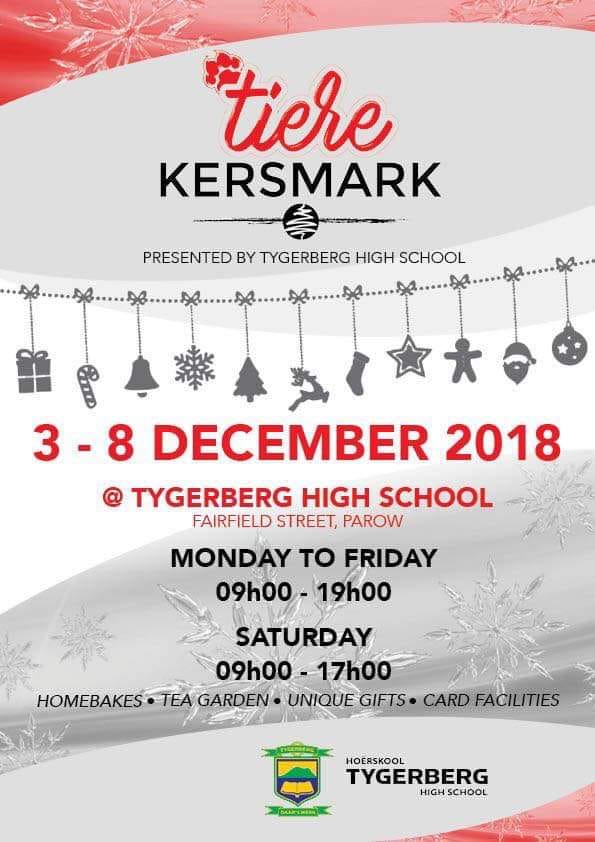 BybelMedia's tweet photo. Die #TiereKersmark is oop van 3 - 8 Desember by Hoerskool Tygerberg. Kom besoek gerus @BybelMedia se stalletjies. Daar is 'n groot verskeidenheid van Kinderprodukte, Leesboeke, Bybelstudies en Bybels beskikbaar. https://t.co/0ks05iik9w