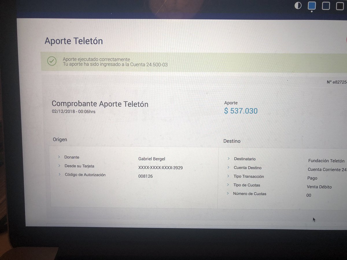 8dot8's tweet image. El viernes reunimos $ 462.970 clp en #8punto8Solidario y 8.8 puso la diferencia para completar el millón 💪🏼 #ElRegaloDeTodos