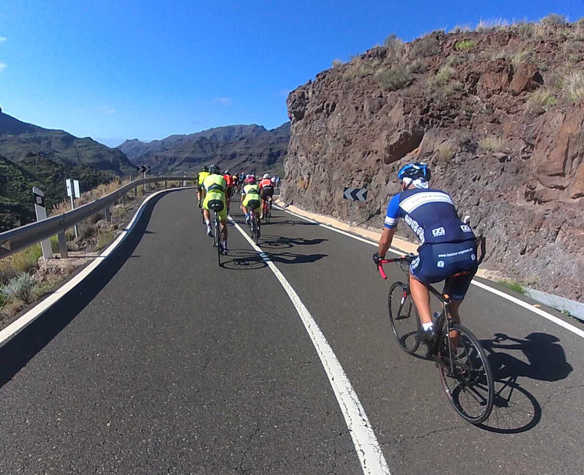 Beautiful views riding in Gran Canaria