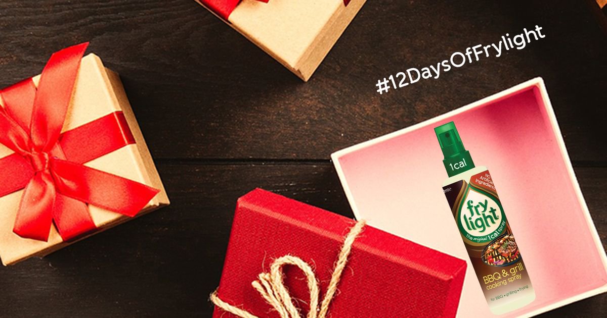 Frylighthq's tweet photo. Ever tried our BBQ &amp; Grill spray? Get your garlic and chilli fix with #12DaysOfFrylight - simply like or RT this post by 11.59pm on 7 December to be in with a chance of winning. Winners will be contacted on social media by 11 December. https://t.co/rZfnElNZua