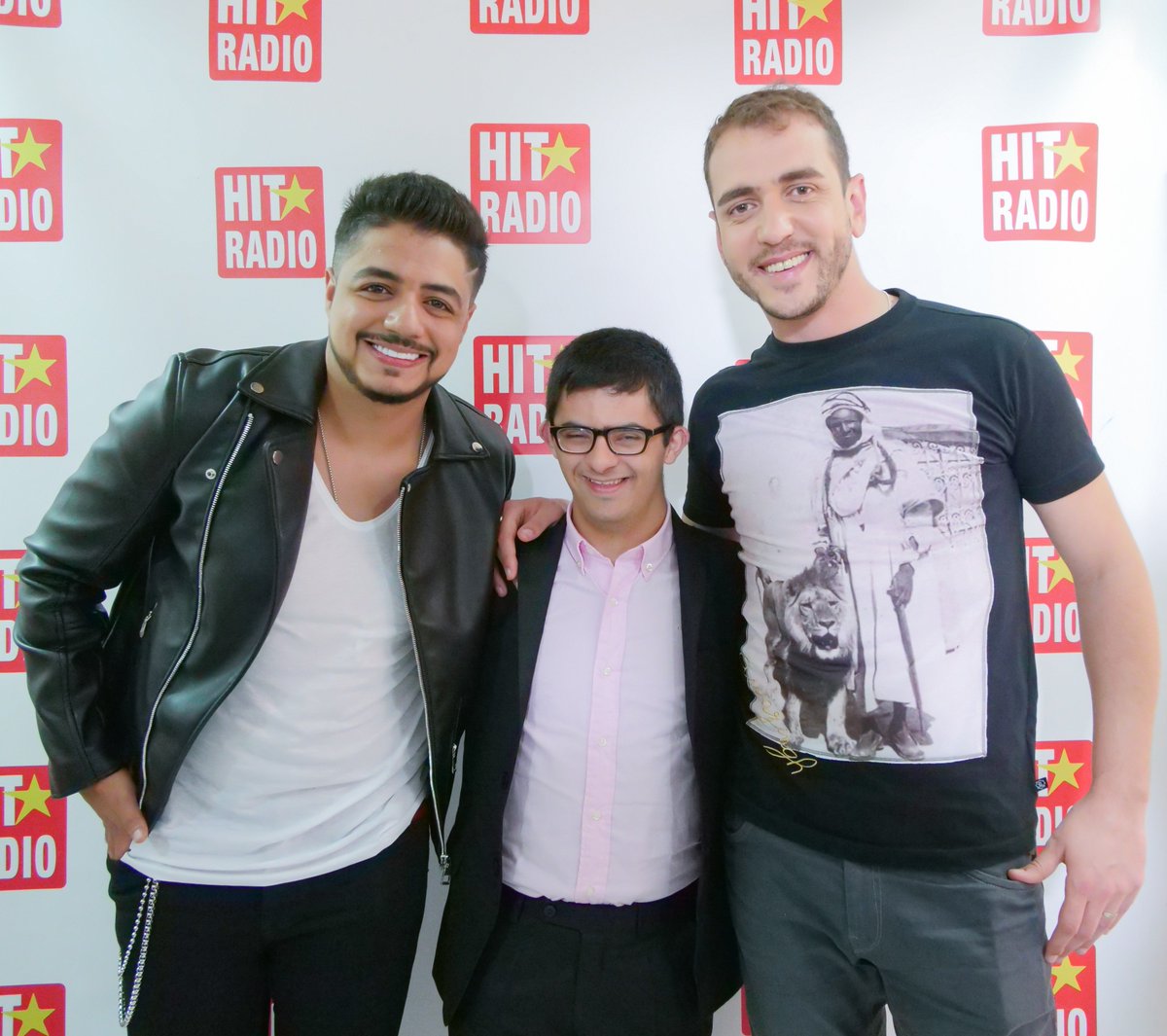 HITRADIOMA's tweet photo. .@Ihab_Amir m3a Momo et Houssam, notre invité spécial sur Momo Morning Show! 📸😍
#BghitNtirYamma #HITRADIO https://t.co/17vlweuGR2