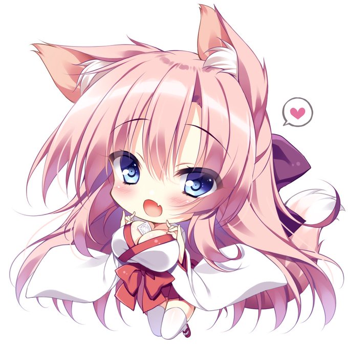 えっちな狐巫女さん 