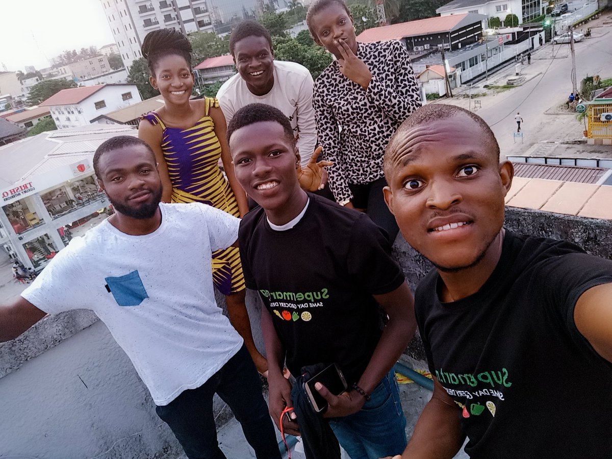 SupermartNG's tweet photo. We work hard and we try to play hard as well! It was great to get the Supermart team together for a rooftop BBQ on Friday...lots of food, drinks, games and music. This was our last downtime before we roll our sleeves up for the busy Christmas season. @gfagbure @afaedor #fun #team https://t.co/htA8dO4fEv
