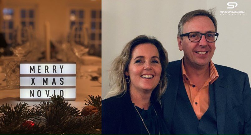 ScanPackAS's tweet photo. This weekend we had our yearly Christmas party at Scandinavian Packaging. We also celebrated the two “Heroes of the year 2018”. Congratulations to factory manager Helle Friis and sales manager Søren Wulf.
#PackagingHeroes #ScandinavianPackaging #NovioPackaging #NovioScandinavia https://t.co/fic4Icz3nb