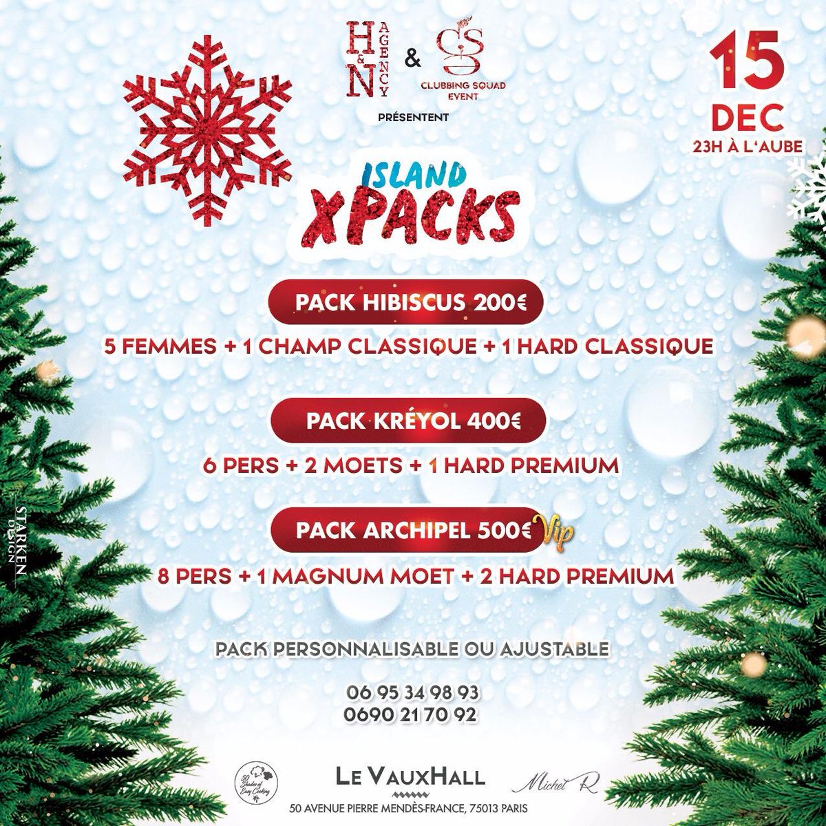 FeelgoodEvents_'s tweet photo. C’est partie! En attendant le retour des Island Vybz voici la « Island Xmas » ! ❄ Dépêche toi de récupérer ton pass ou ton pack sur bizouk ! 🔥 https://t.co/ozeMw1olnb
#islandvybz #islandxmas #HitchandNico #CSE #vauxhall #parisbynight #noel #Xmas #djgreg #djsown #djwhyne #djdrix https://t.co/1x06e6aAOd