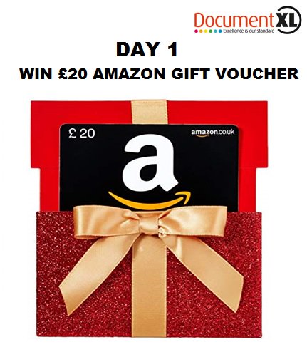 Document_Logic's tweet image. On the 1st day of #DocumentXLXMAS have a chance to #WIN £20 Amazon gift voucher; Follow us and RETWEET this post! #HappyDecember #NorthWestHour #RochdaleHour