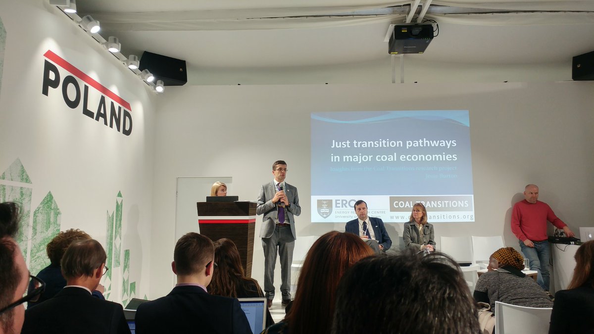 Need for a fair transition from coal is a key message of #Poland at #COP24 . Interesting example of #Indonesia with subsidies and social welfare actions.