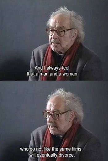 Happy birthday, Jean - Luc Godard. 