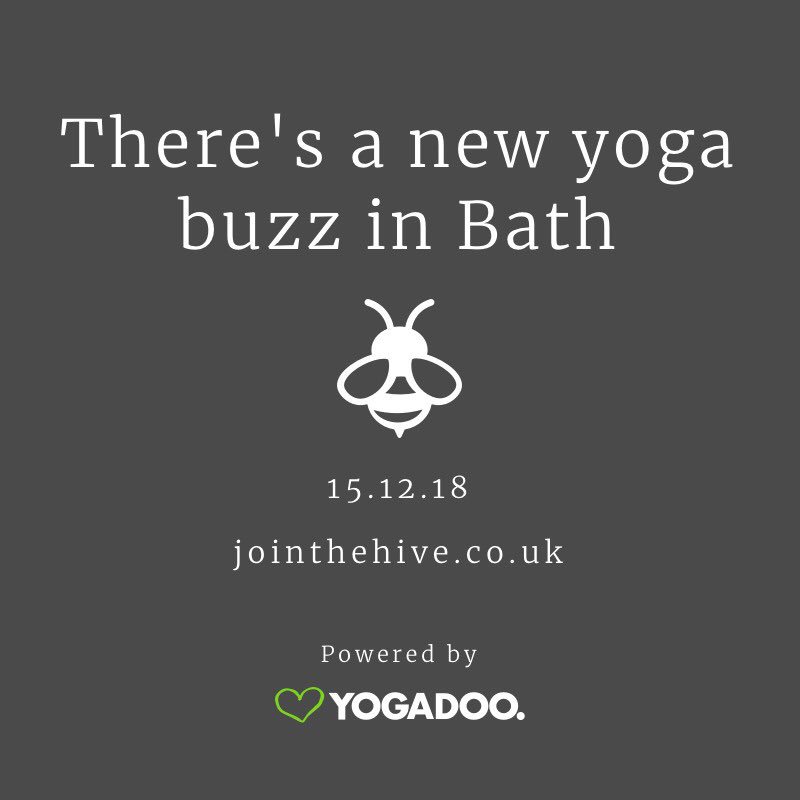 We have some very exciting news. From December, YOGADOO is getting a brand new home in the centre of Bath. More news later this week. 
Sign up to be part of the buzz 💚
jointhehive.co.uk