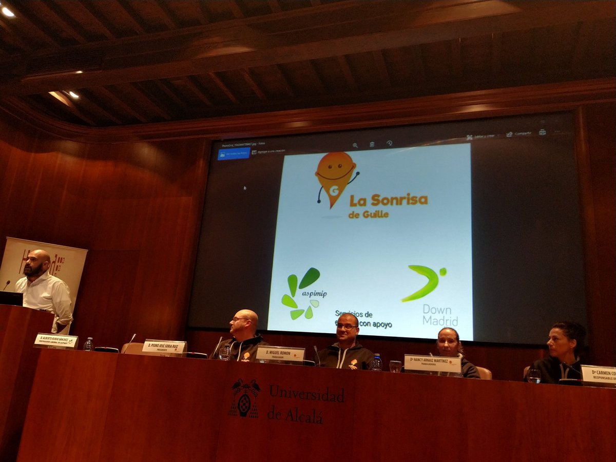 HenaRed_Empleo's tweet photo. @LaSonrisaDeG cuenta su experiencia de empresa que apuesta por la inserción laboral de personas con discapacidad intelectual. @ASPIMIP @DownMadrid https://t.co/PjPCpWPAtA