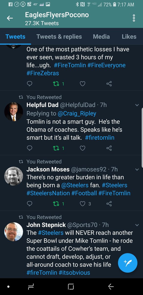 PikeCountyEagle's tweet photo. Steelers fans took the loss in stride. https://t.co/lptZPkkbxl
