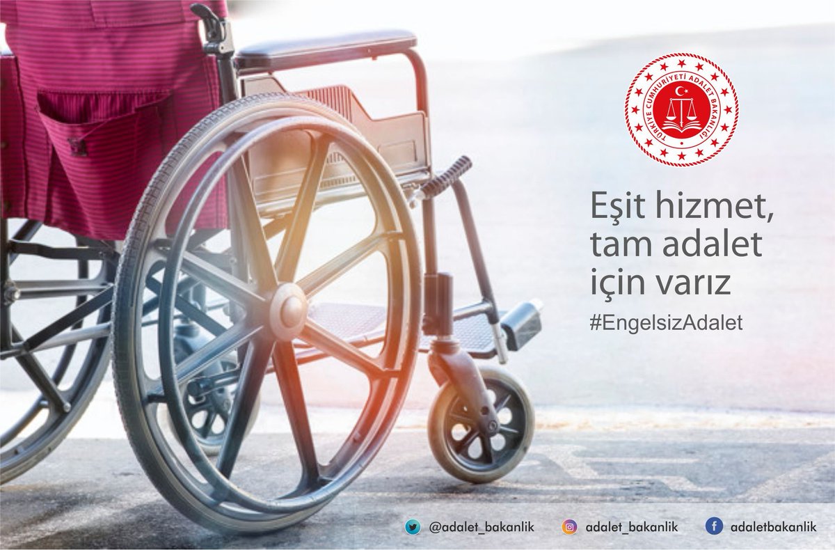 #3AralıkDünyaEngellilerGünü 
 #EngelsizAdalet