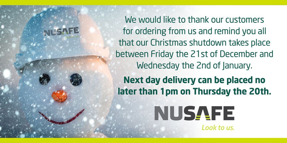 WeareNUSAFE's tweet photo. Please remember to place your orders in plenty of time leading up to Christmas! https://t.co/sR3tervtIy