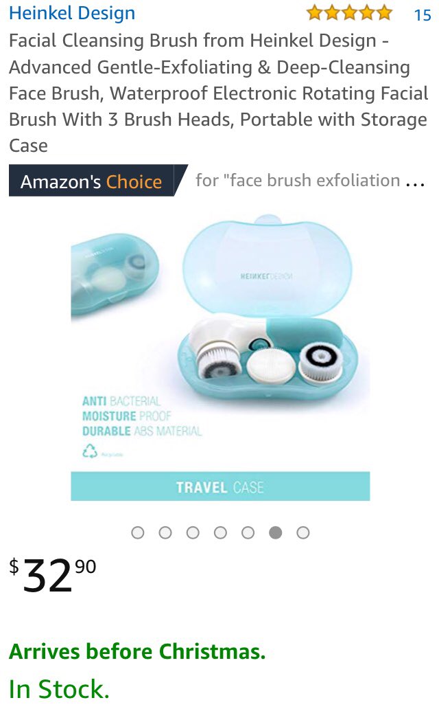 heinkeldesign's tweet photo. ARRIVES BEFORE CHRISTMAS !!🎄✨
FACIAL CLEANSING BRUSH SET from Heinkel Design’s new AMAZON’S CHOICE BADGE: “ face brush exfoliation &amp; cleansing system” ✨
AVAILABLE ON https://t.co/qIe2VaFUjp  ✨ 
#skincare #amazonprime #amazondeals #christmasgiftideas #heinkeldesign https://t.co/HcGvYKjmnH
