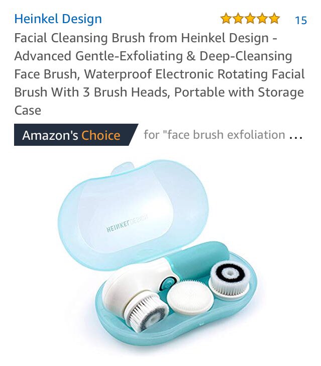 heinkeldesign's tweet photo. ARRIVES BEFORE CHRISTMAS !!🎄✨
FACIAL CLEANSING BRUSH SET from Heinkel Design’s new AMAZON’S CHOICE BADGE: “ face brush exfoliation &amp; cleansing system” ✨
AVAILABLE ON https://t.co/qIe2VaFUjp  ✨ 
#skincare #amazonprime #amazondeals #christmasgiftideas #heinkeldesign https://t.co/HcGvYKjmnH