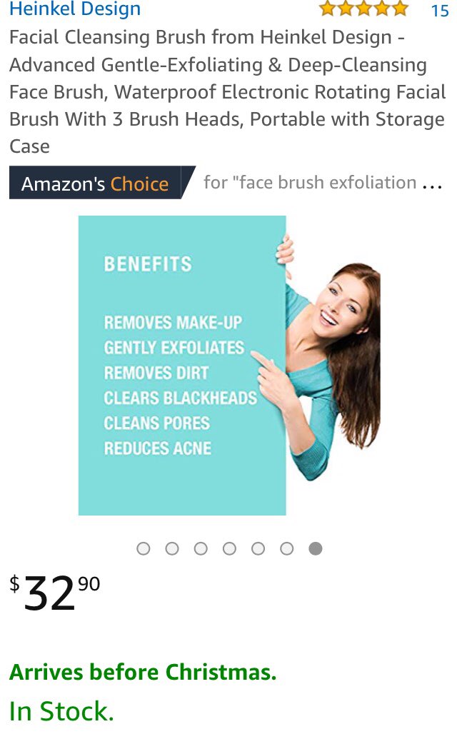 heinkeldesign's tweet photo. ARRIVES BEFORE CHRISTMAS !!🎄✨
FACIAL CLEANSING BRUSH SET from Heinkel Design’s new AMAZON’S CHOICE BADGE: “ face brush exfoliation &amp; cleansing system” ✨
AVAILABLE ON https://t.co/qIe2VaFUjp  ✨ 
#skincare #amazonprime #amazondeals #christmasgiftideas #heinkeldesign https://t.co/HcGvYKjmnH