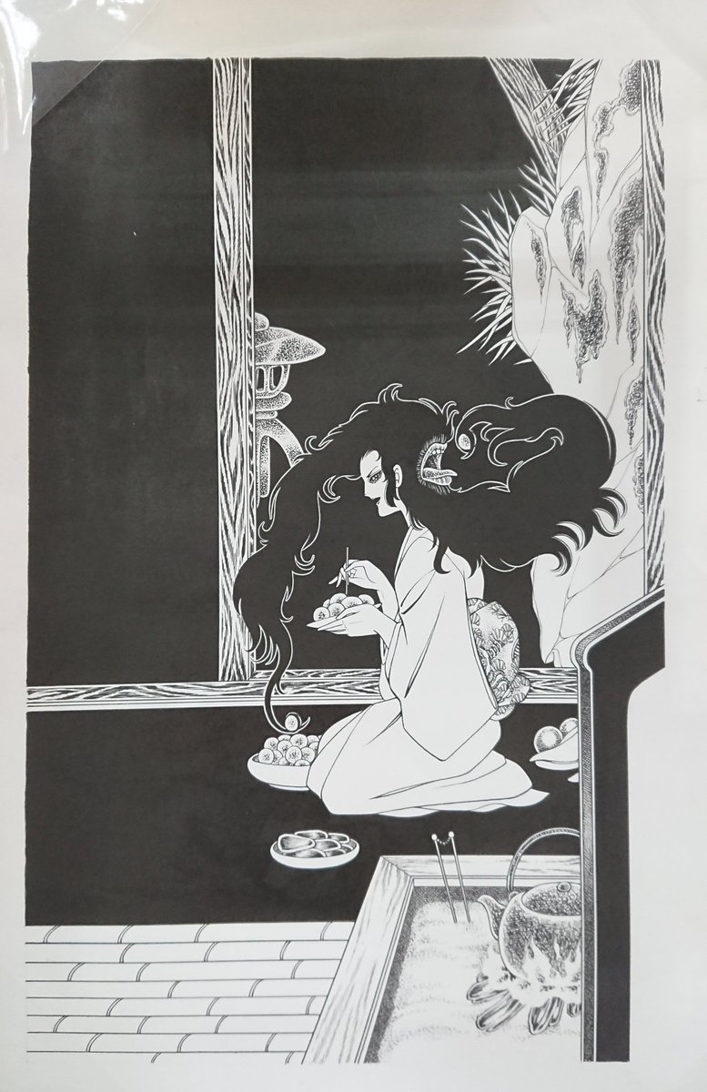 魔夜峰央先生の原画展、ホワイトを使わない生原稿がとにかく美しいというお話「ひたすら繊細で美麗」「画力の暴力」 (2ページ目