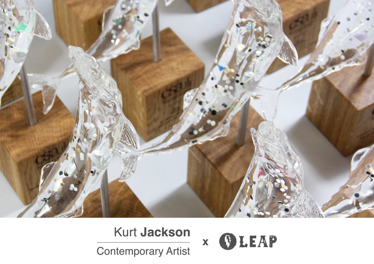 Our <a href="/KurtJacksonArt/">Kurt Jackson Artist</a> X <a href="/Leapness/">Matt Hocking (inactive)</a> trophies, which are as sustainable as they are striking, were unveiled on Friday at our award ceremony and presented to our winners. Find out more about the trophies and how they were created here: cornwallsustainabilityawards.org/2018-trophies/