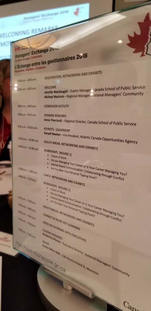 DupesSays's tweet photo. NNC managers exchange today in Moncton #MEG2018 #NMC_CNG #School_Gc https://t.co/Wj32Bizadb