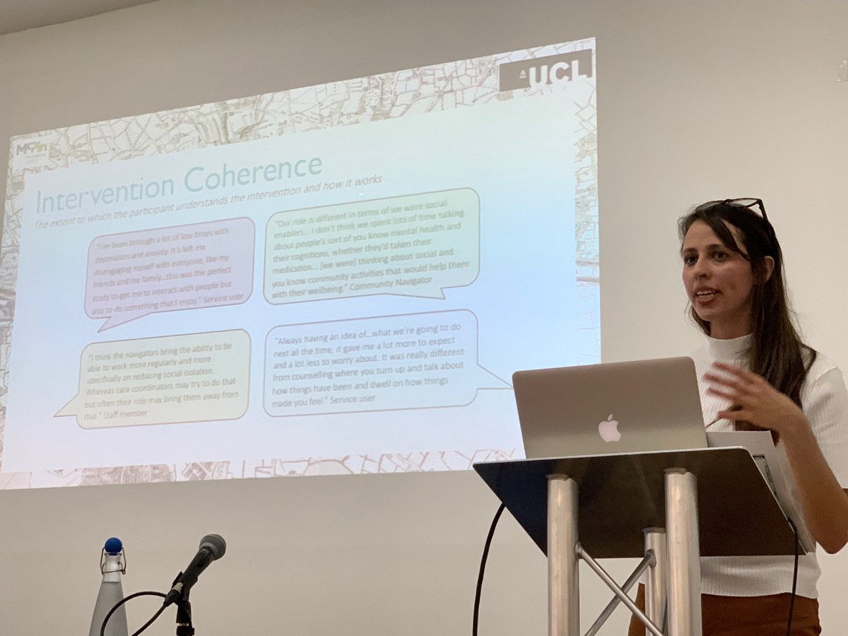 Mental_Elf's tweet image. Johanna Frerichs from ⁦@McPinFoundation⁩ explains the extent to which #CommunityNavigators trial participants understood the intervention.