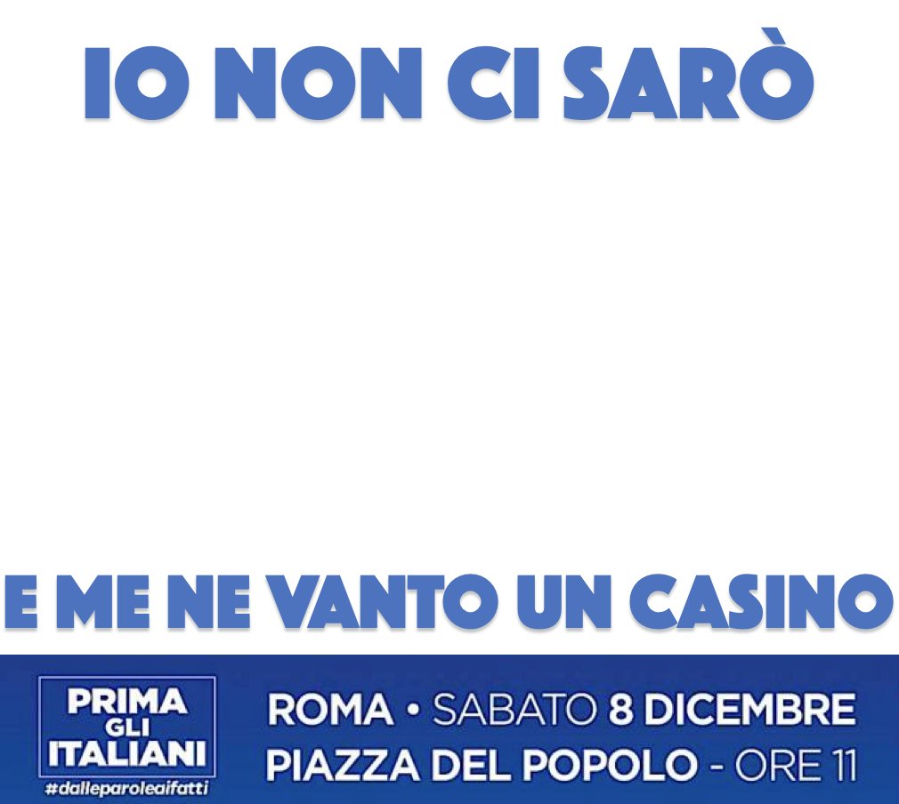 bravimabasta's tweet photo. Ma se ne ce facessimo un vanto? #salvini #iononcisarò (in allegato il pratico modello) https://t.co/K8jSyHEyIn
