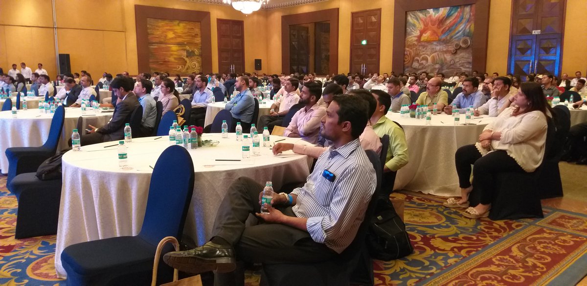 AtlasCopcoIndia's tweet photo. Mr. Conrad Latham, General Manager, Compressor Technique, #AtlasCopcoIndia sharing his insights on the universe of  #CompressorTechnique innovations and it's applications #SeeingIsBelieving #CreateWithSustainability https://t.co/Hilfvsd8Nq