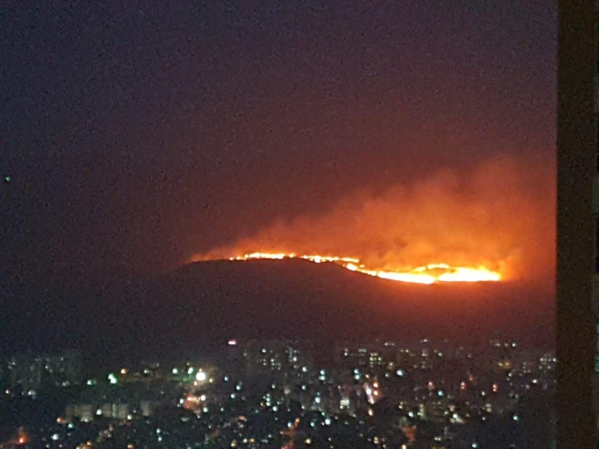 Andherinews's tweet photo. Heard massive FOREST fire in aarey. 
@Lokhandwala_Bom any truth 

 @saveaarey @ConserveAarey @rishi75 @GreenStalin @ChatterjeeBadri @singhvirat246 @zoru75 @Rajev_Paul @LocalPressCo @MaladInfo https://t.co/D387rJXblg