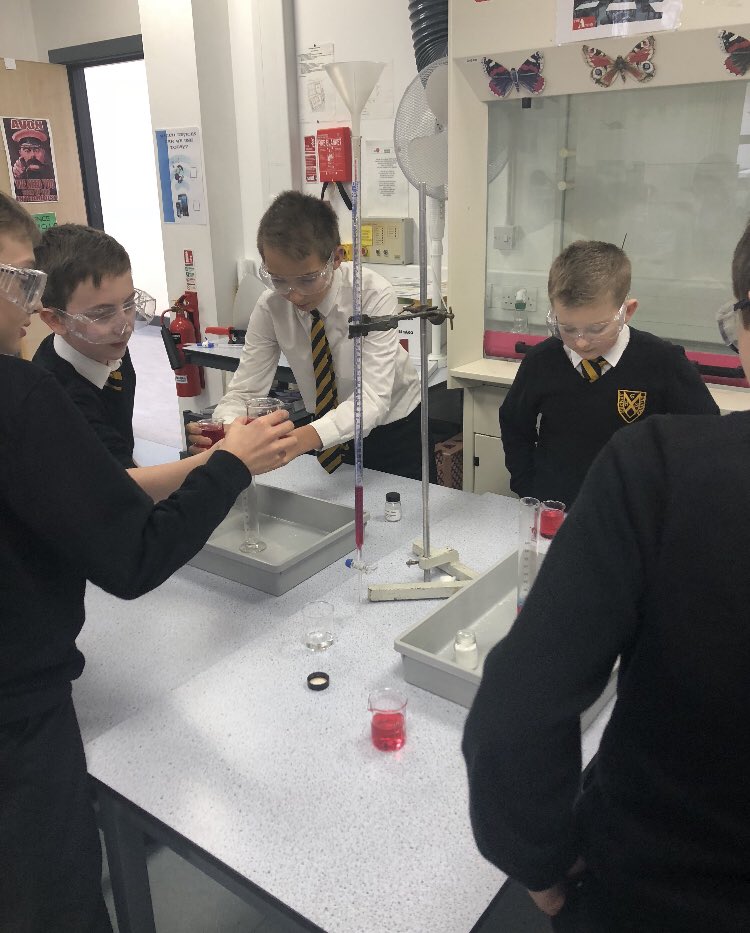 Last Wednesday’s science club, our junior pupils made some amazing gradients! #ScienceClubGHS