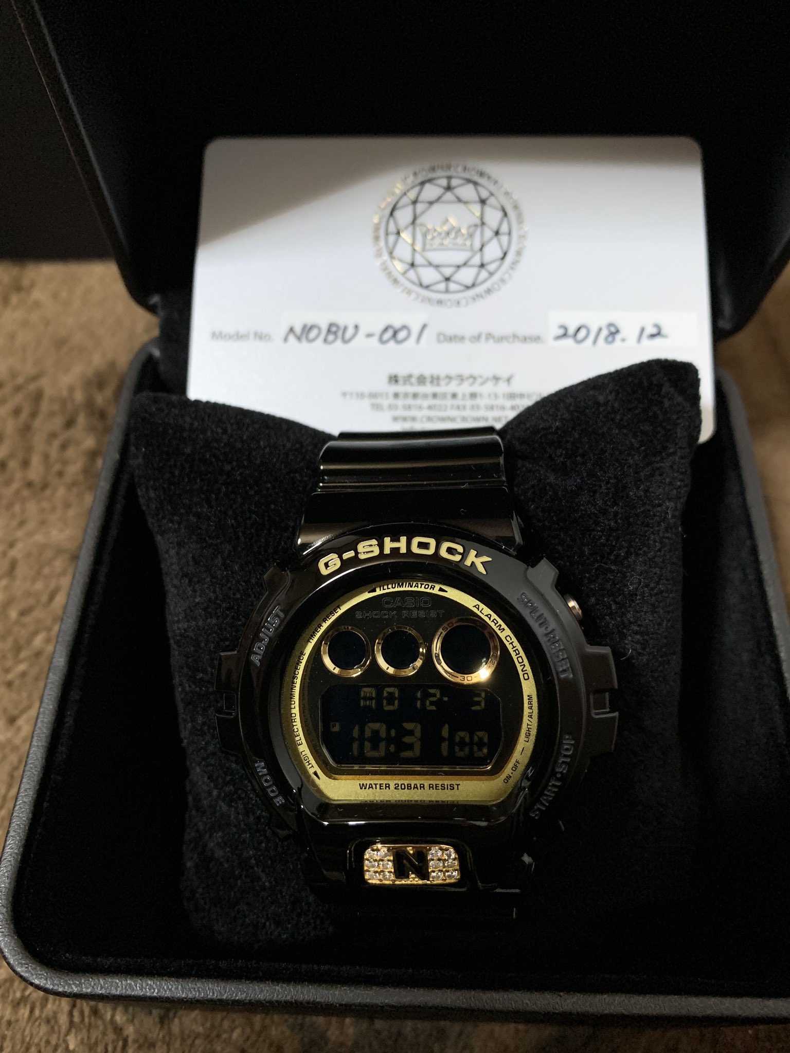 啓貴 遅れたけど誕生日プレゼントで貰ったすげぇ嬉しいnobuさんコラボのg Shockかっけぇ ﾊﾟﾁｸﾘ コラボgショック Nobu 誕生日プレゼント T Co G4f75bbefu Twitter