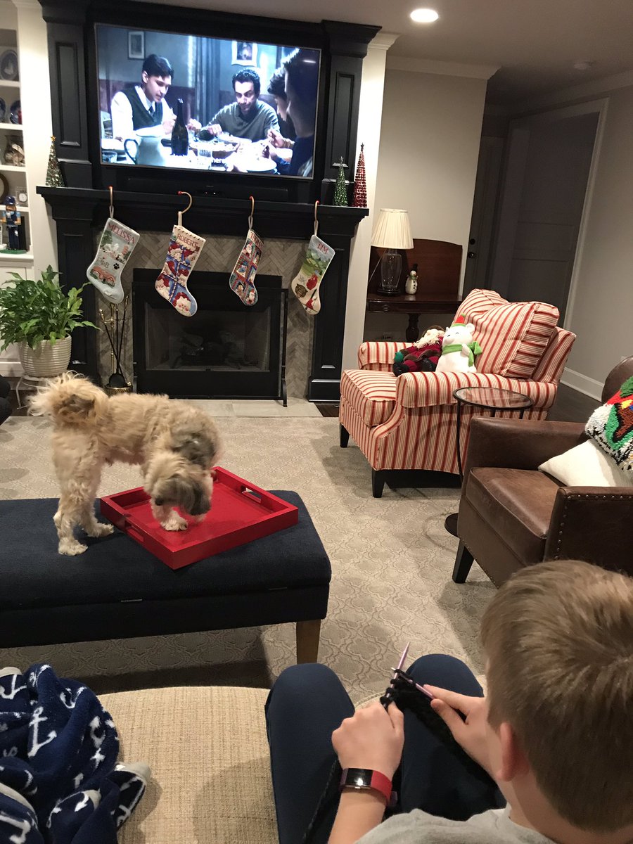 Family tradition passing on -My Naples grandma #knitting #MyBrilliantFriend (Only watching certain parts) would be so pleased