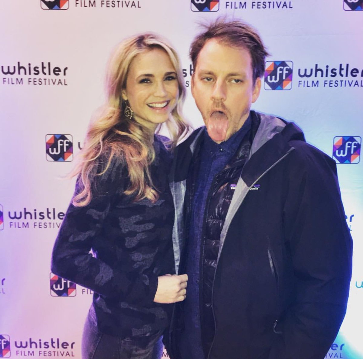 TGDsquad's tweet photo. Check this out #TheGoodDoctor fans. That handsome young (goofy) man is none other than #AlexWeed husband to our @FionaGubelmann!! Here they are celebrating his short film " Night Journey" which he co wrote and starred in. Congrats!! Can't wait to see you both tonight! #TGDsquad https://t.co/PyiKJVyaAS