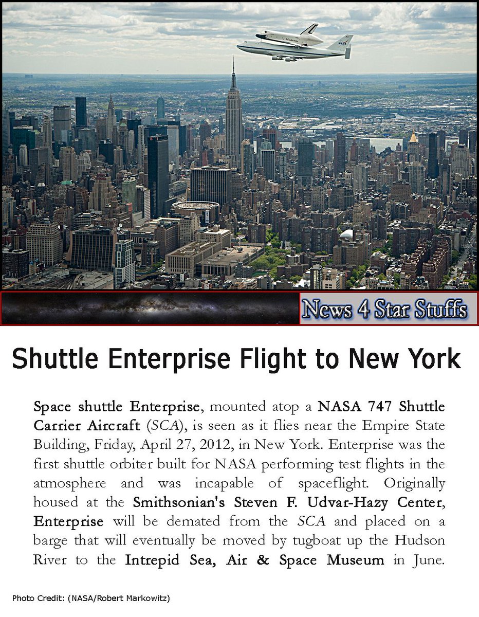 WhatsUpInSpace's tweet image. Shuttle Enterprise Flight to New York 

News4StarStuffs.com

#NASA @NASA #JPL #ShuttleProgram #ShuttleEnterprise #SpaceFlight #SpaceHistory #SpaceShips #Space #Astronomy #Science #OuterSpace #AirandSpace #News4StarStuffs