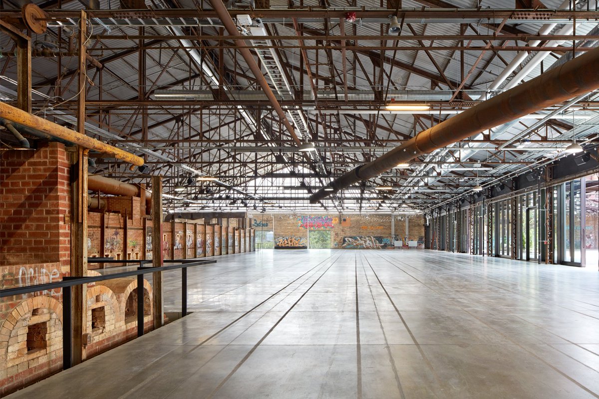 LGA_AP's tweet photo. The Kiln Building Redevelopment at @EGBrickWorks was the recipient of the Material Development and Innovation award at the @ConcreteOntario @concreteAwards. @LGA_AP #concrete #award https://t.co/dtn4v3WDmP https://t.co/qoZMnNbV6D