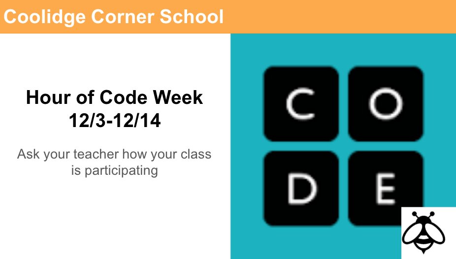 Hour of Code week is upon us here at CCS!!! How is your class getting involved?