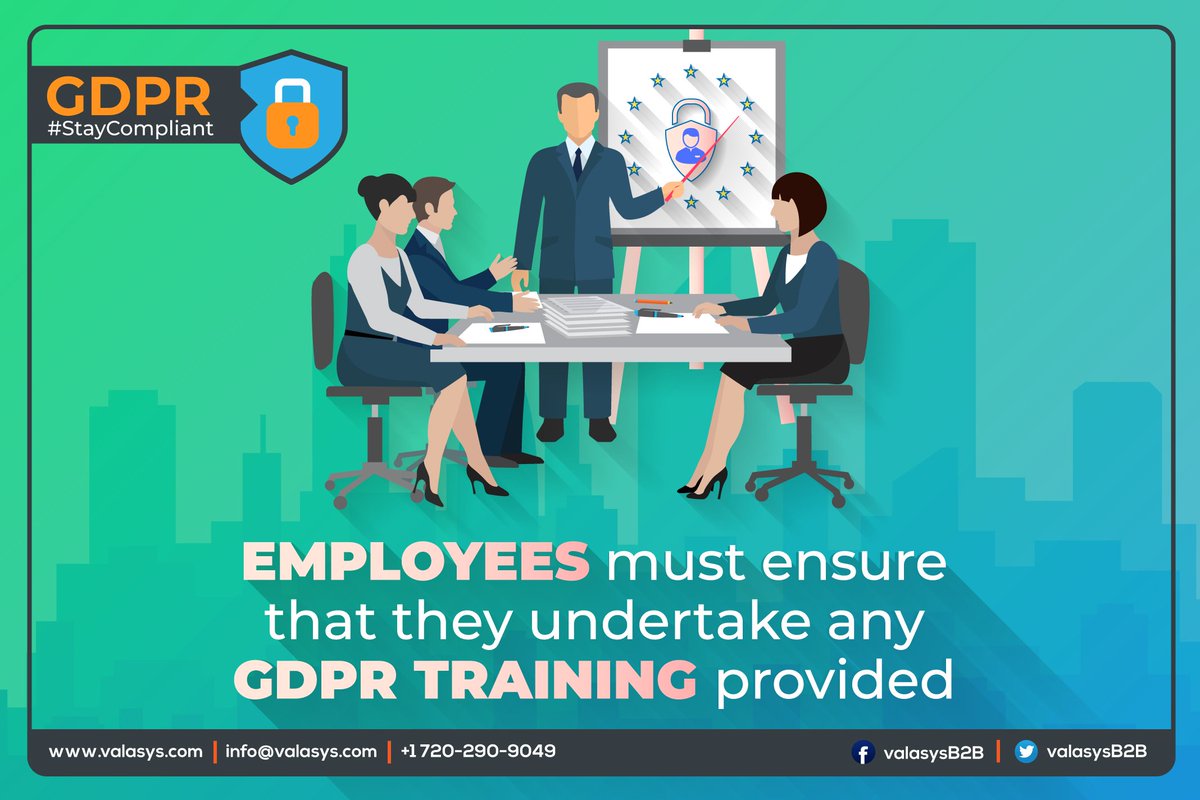 ValasysB2B's tweet image. Almost every company processes personal data several times a day, using IT systems that are in accordance with Article 4 of the #GDPR and will primarily be handled by employees.

#GDPRTips #gdprtraining #dataprivacy #datamanagement #dataprotection #DataSecurity #LeadGeneration