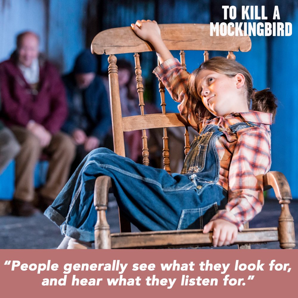 MockingbirdPlay's tweet photo. #MockingbirdPlay 🐦 Do you have a favourite quote from To Kill A Mockingbird? https://t.co/AuJ4DREhRn